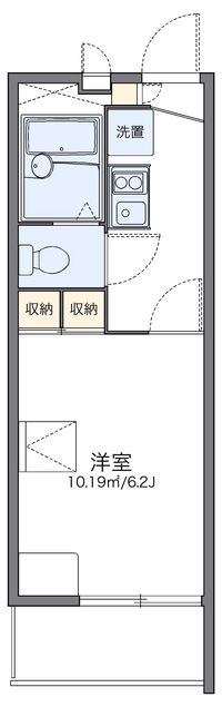 レオパレスノーブルコート久地 間取り図