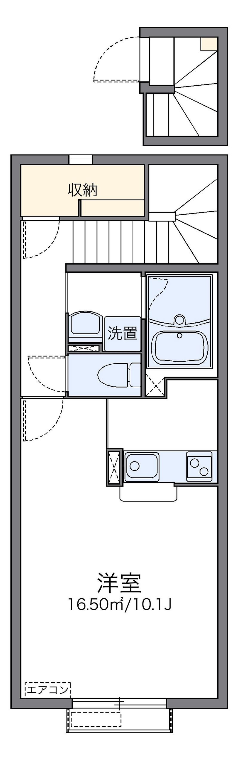レオネクストクレソン　コマイ 間取図