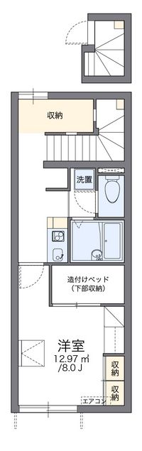 レオパレス蘭 間取り図