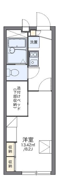 レオパレス魁 間取り図