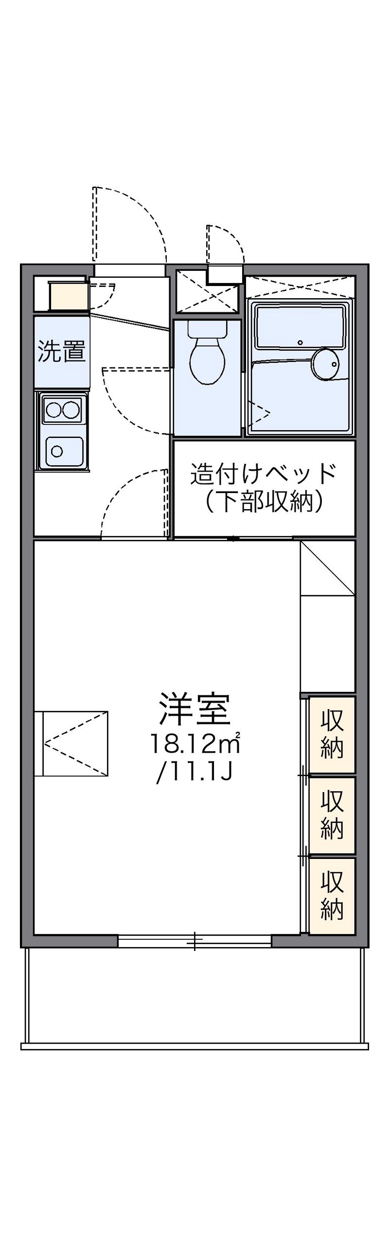 レオパレスＡＳＴ 間取図
