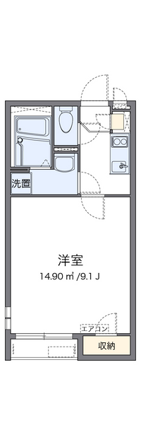 クレイノピノワール三津屋北 間取り図