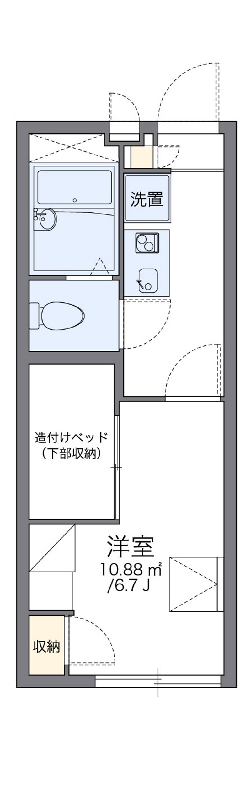 レオパレス住吉南町 間取り