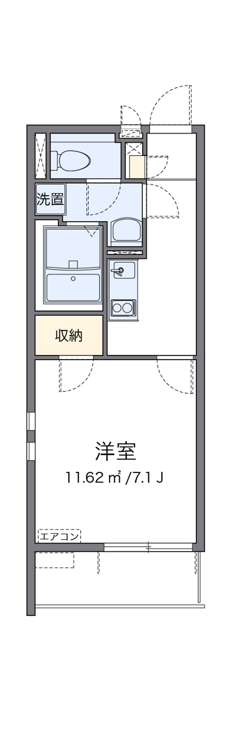 クレイノＴｏｗａ 間取図