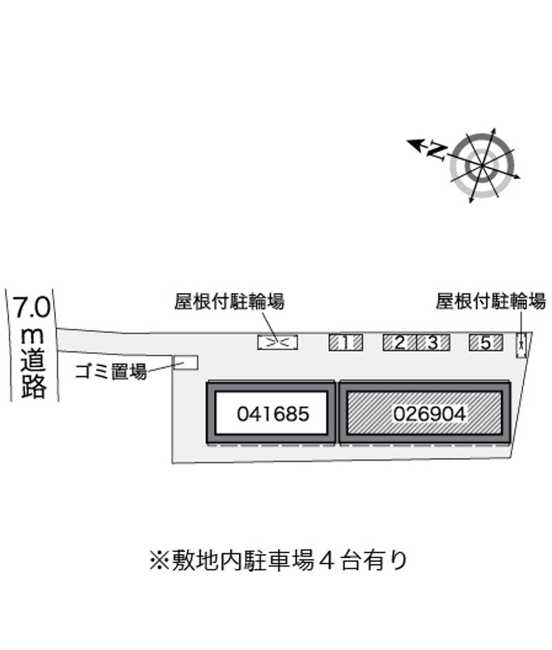 レオパレスＬｕｍｉｅｒｅ元町 配置図