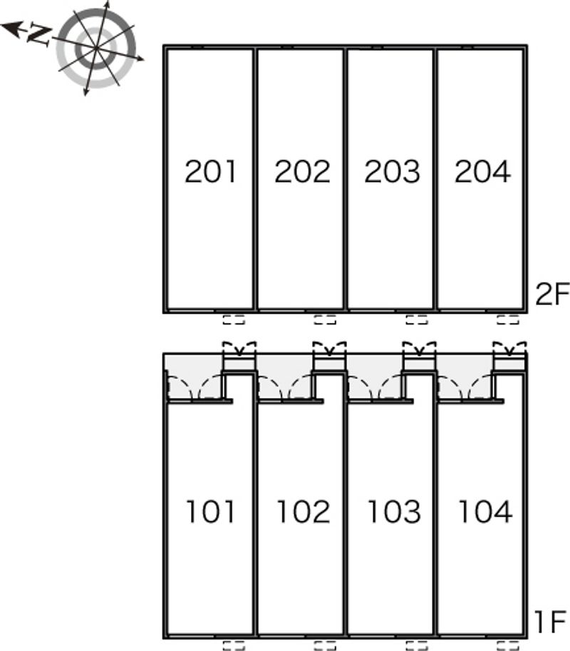 レオネクストＷＥＳＴ　ＳＩＤＥ 間取配置図