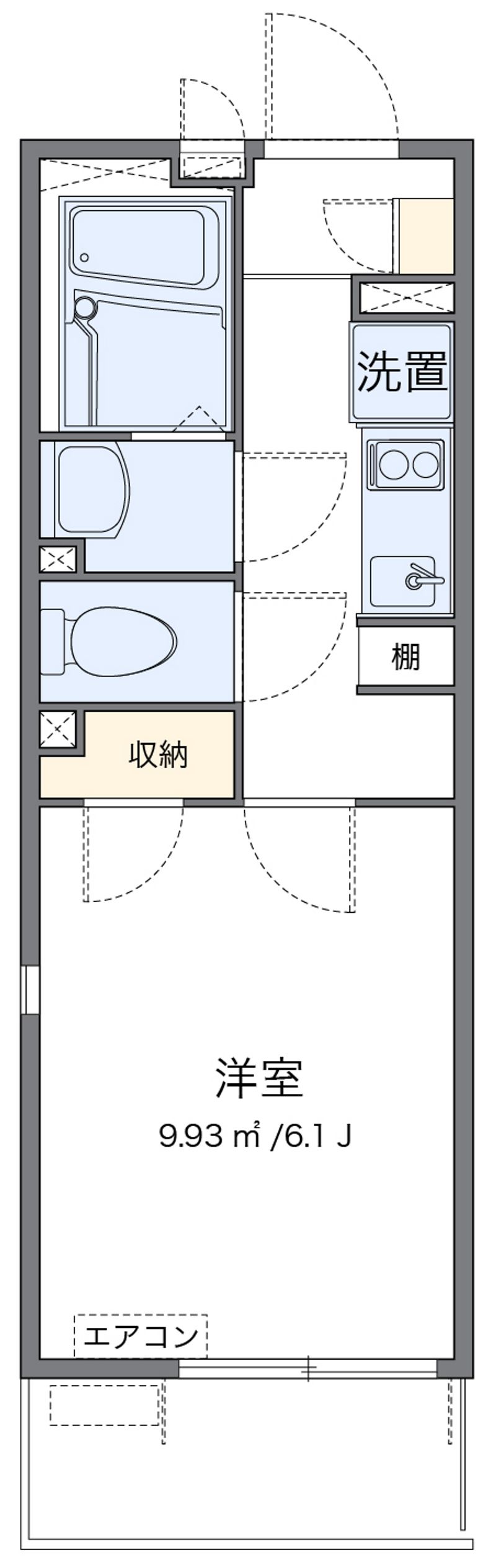 レオネクストシャトーブランカ 間取図