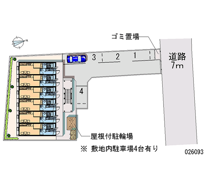 26093 bãi đậu xe hàng tháng