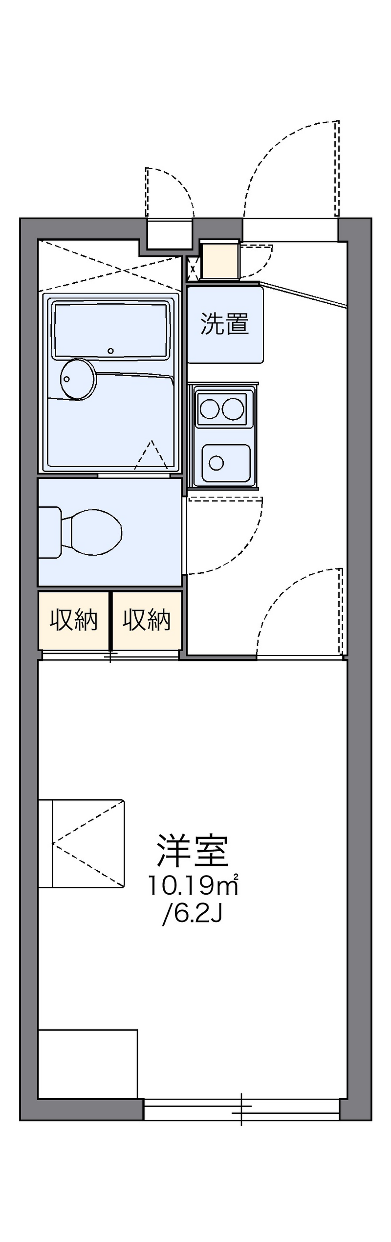 レオパレスシャーペルサン 間取り