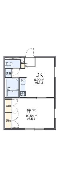 レオパレス保春院ｐａｒｔ１ 間取り図