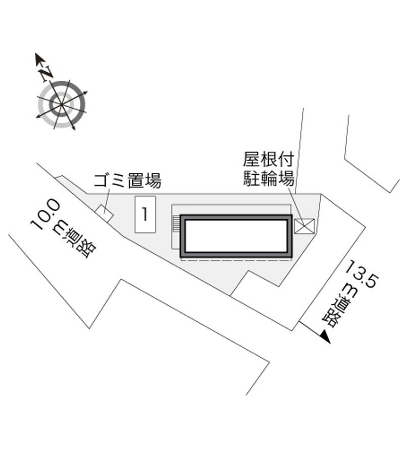 レオパレス町田市鶴間 駐車場