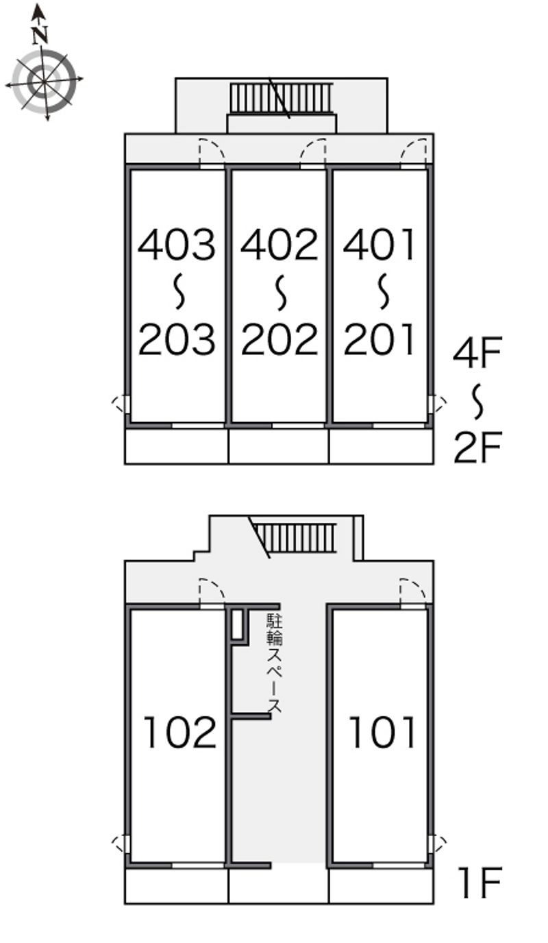 レオネクストさく２ 間取り配置図