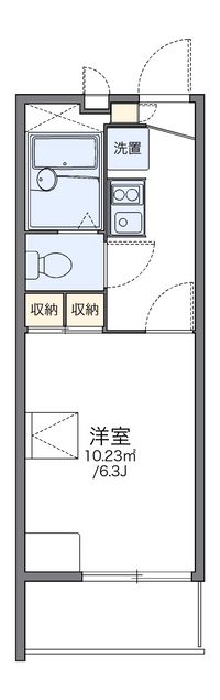 レオパレスさくら野 間取り図