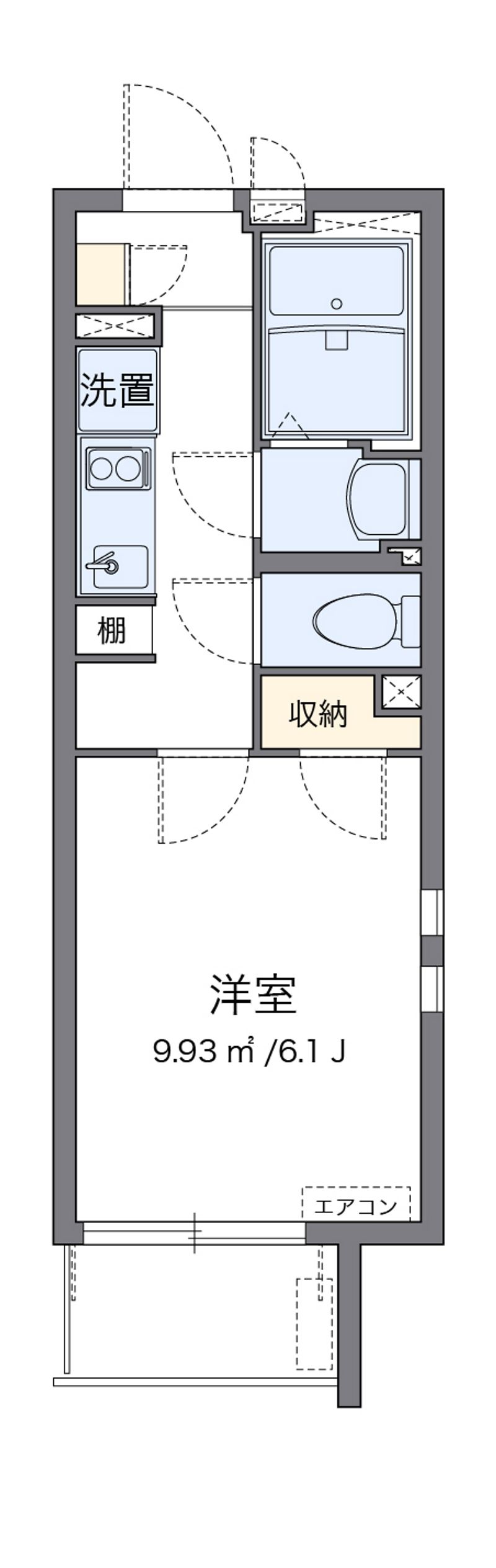 クレイノサークル　平和台 間取図