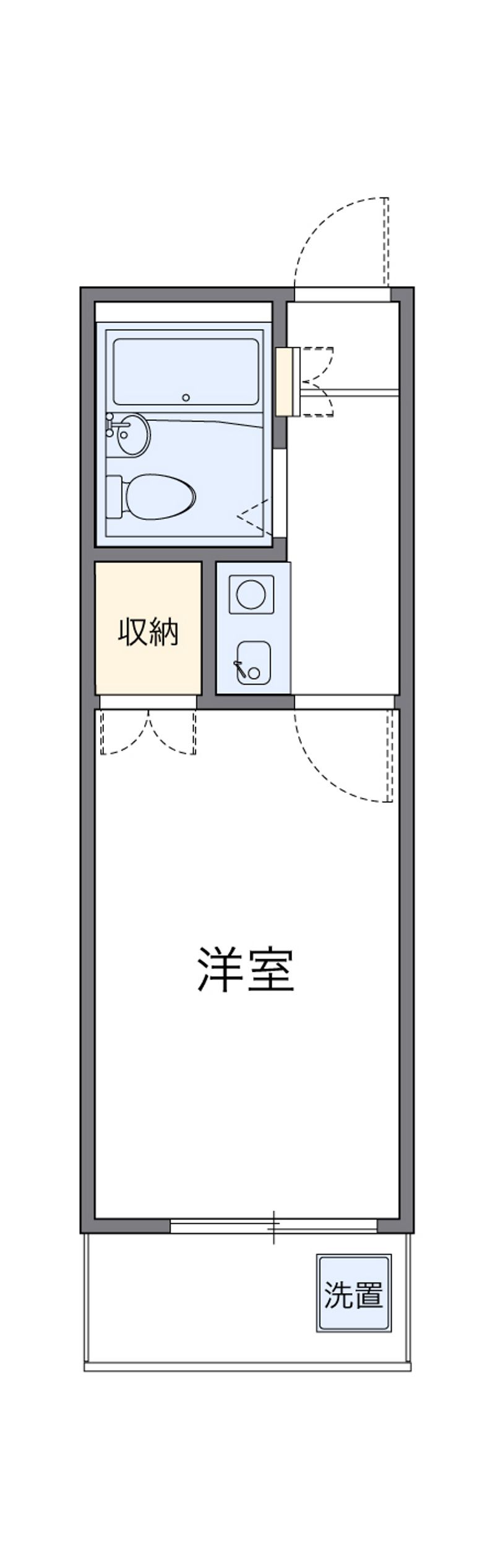 leopalace Asaka Dai1 Floor plan