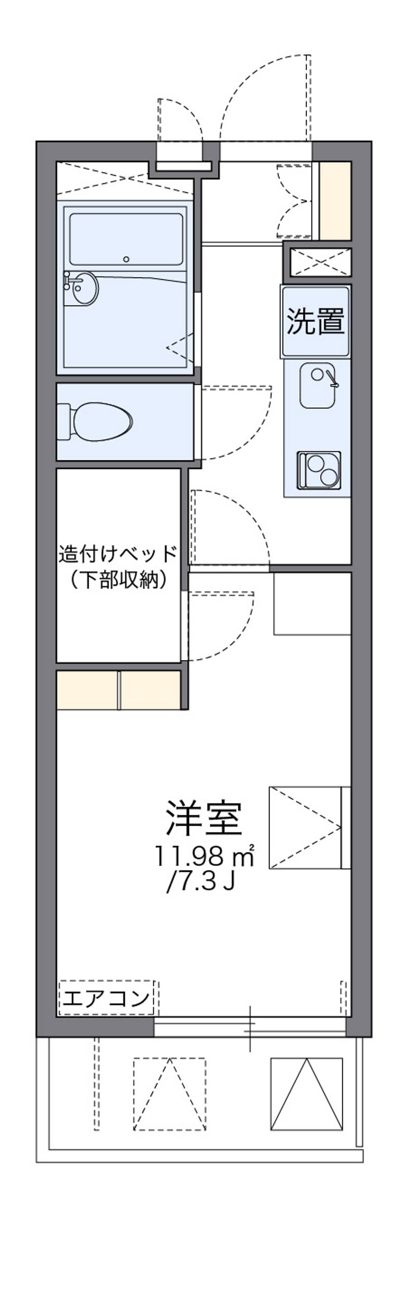 レオパレスマルベリー 間取り