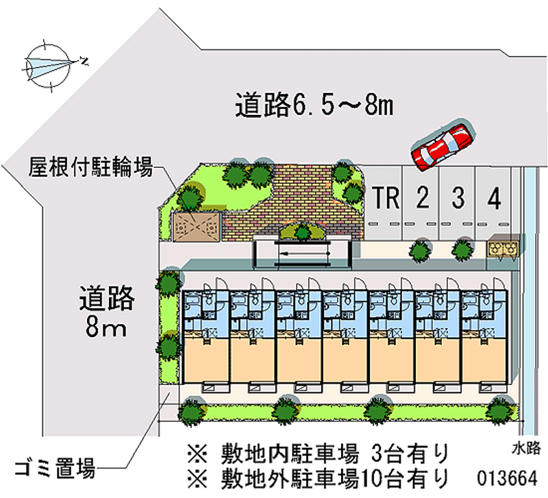 13664 Monthly parking lot