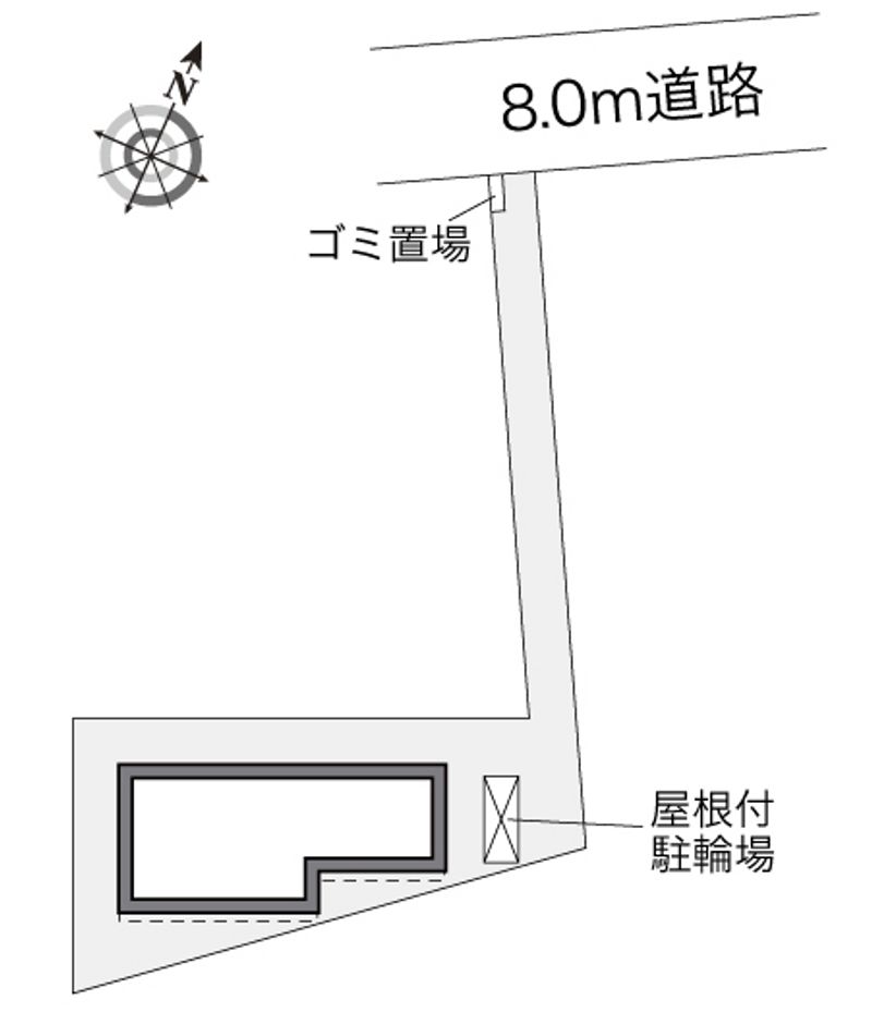 レオパレスポポラーレ 配置図