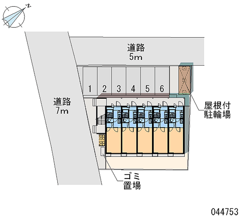 44753 bãi đậu xe hàng tháng