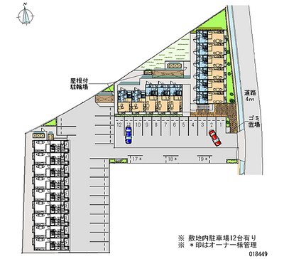 18449 Monthly parking lot