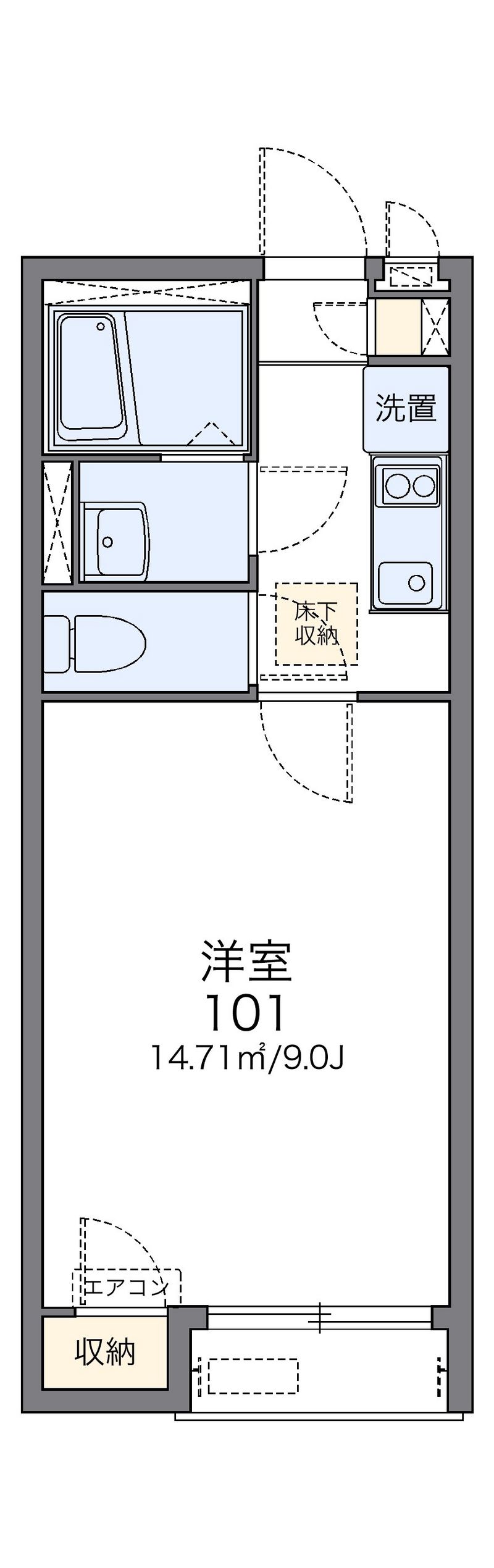 レオネクストななみ福知山 間取図