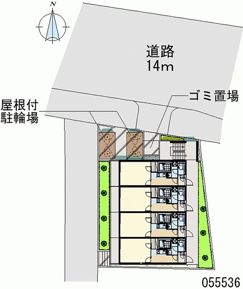 レオネクスト石橋 区画図