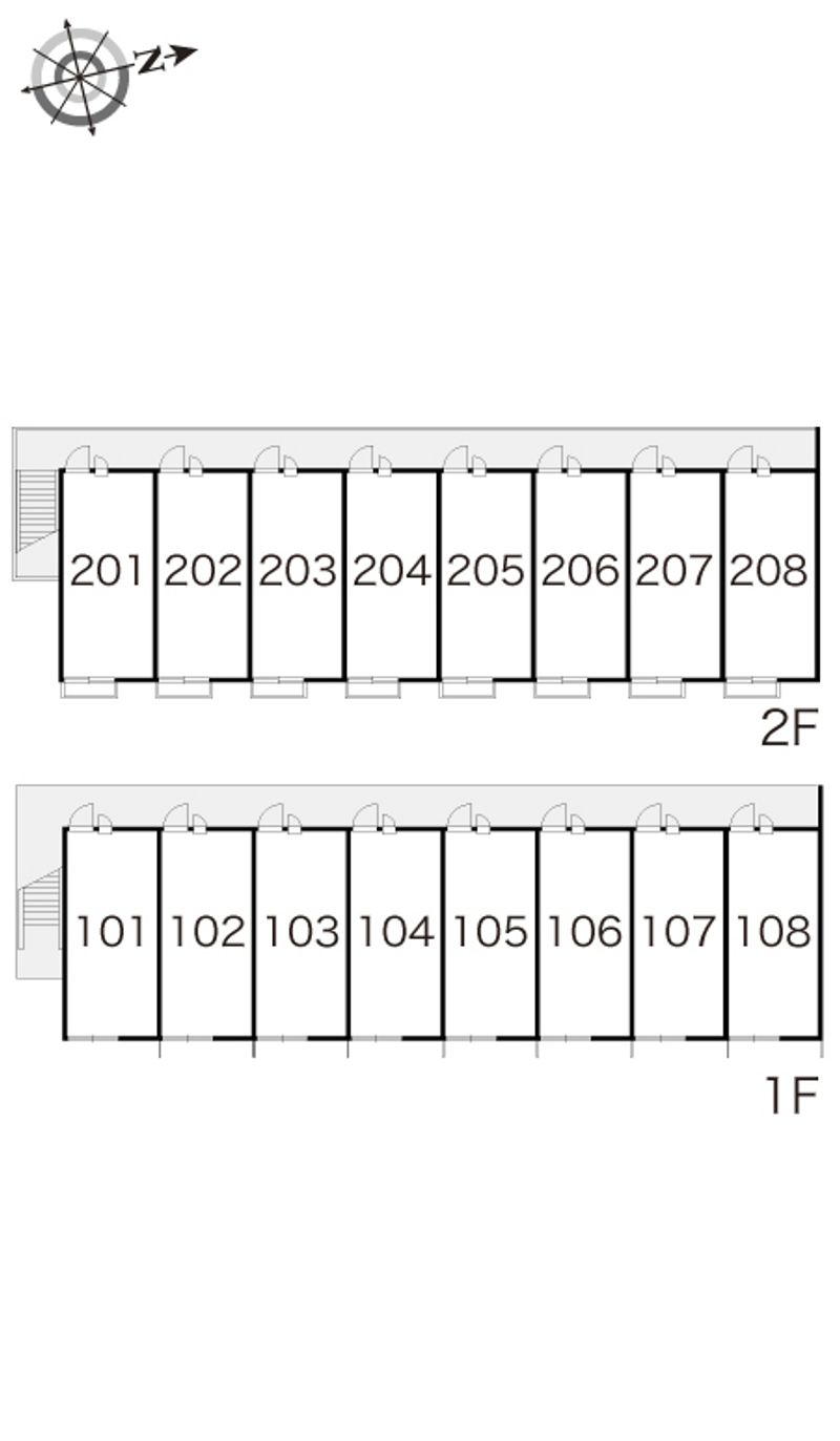 レオパレスさらら 間取り配置図