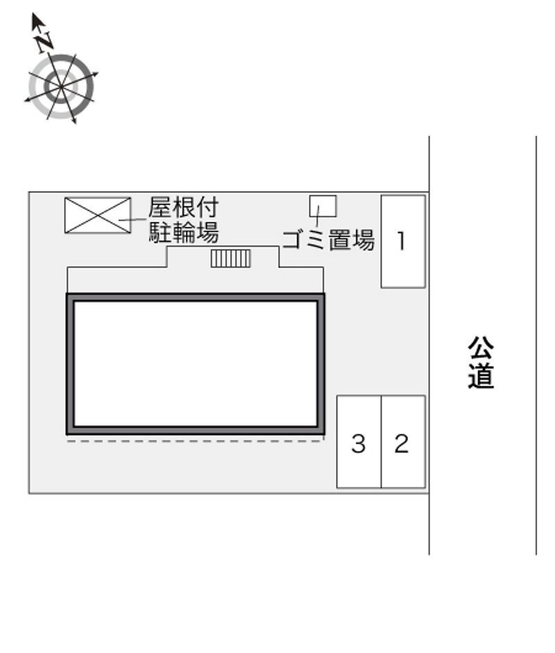 レオパレス南五葉 駐車場