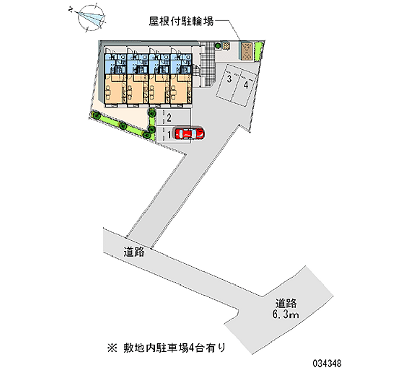 レオパレスＳＩＬＫ 区画図