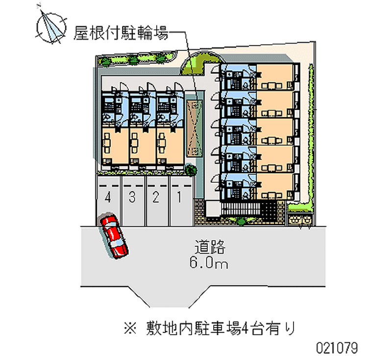 レオパレス愛和 区画図