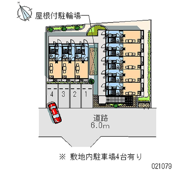 21079 Monthly parking lot