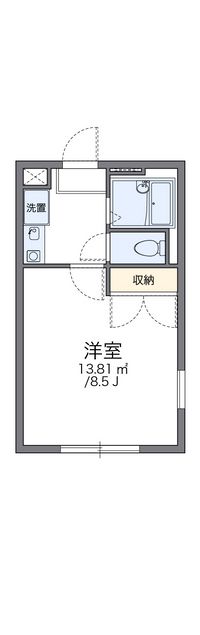 レオパレスレインボーⅡ 間取り図