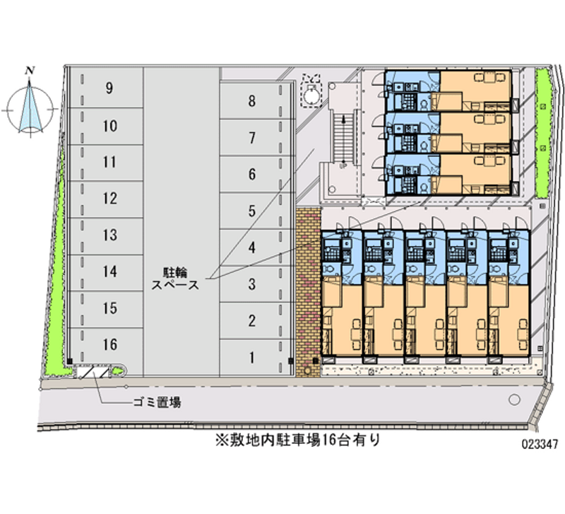 レオパレス孫六 月極駐車場