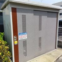 レオパレスとくしま　中前川町 庭