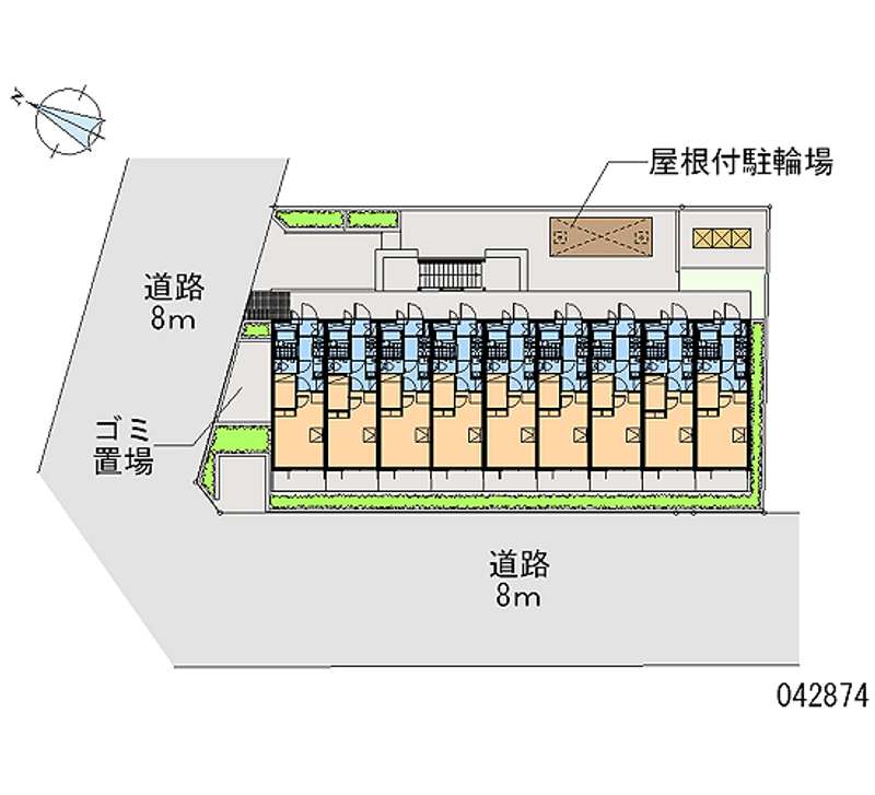 レオパレスモンジュイ 区画図