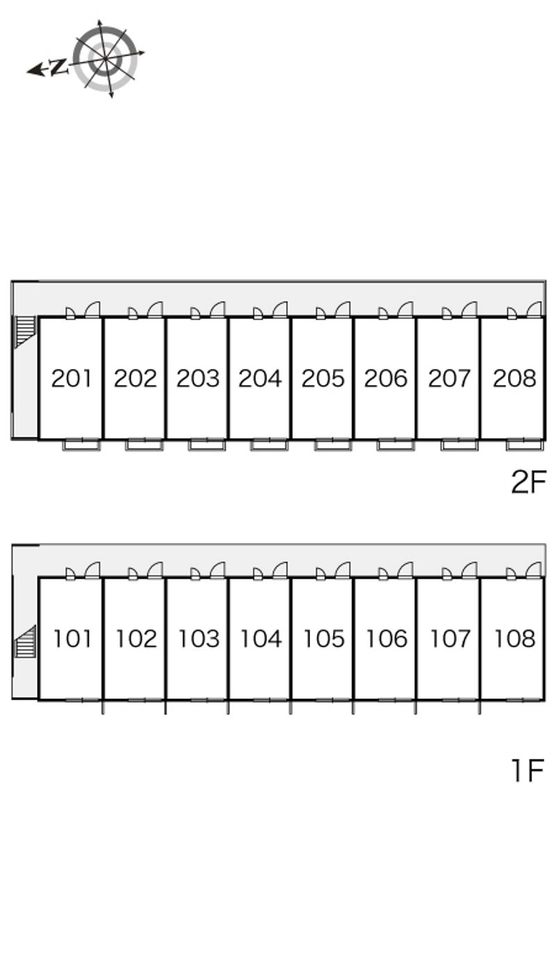 レオパレスＭＫプラザ 間取配置図
