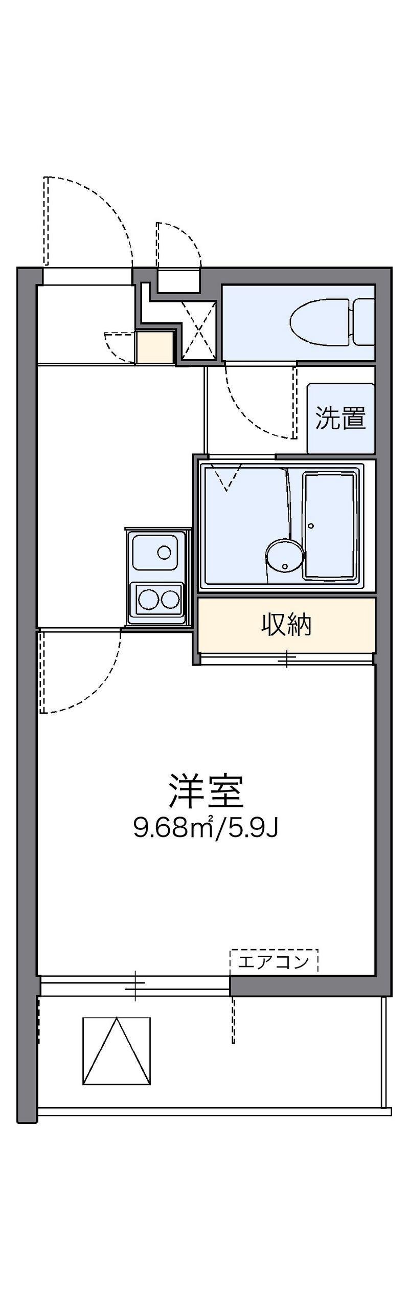 レオパレス悠和 間取り