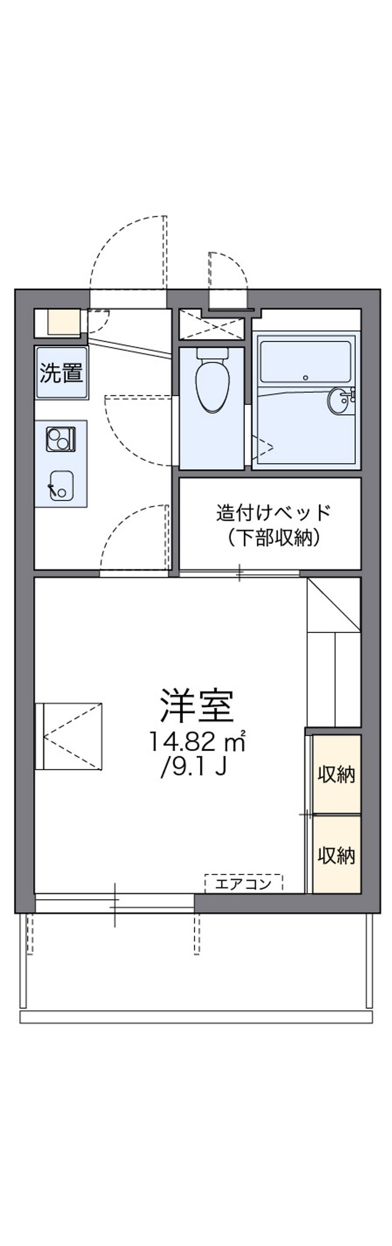 レオパレスシリウス 間取図