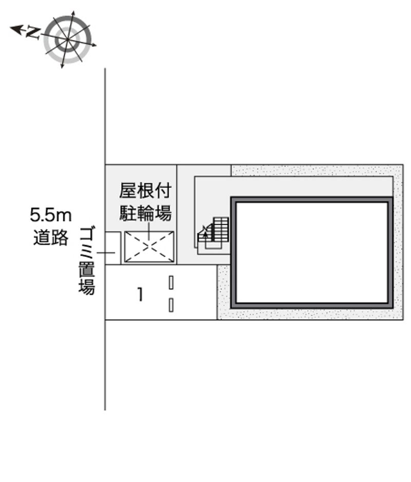 レオパレスルミネ 配置図