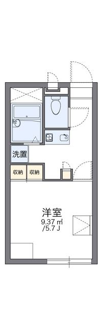 レオパレスエスペランサ 間取り図