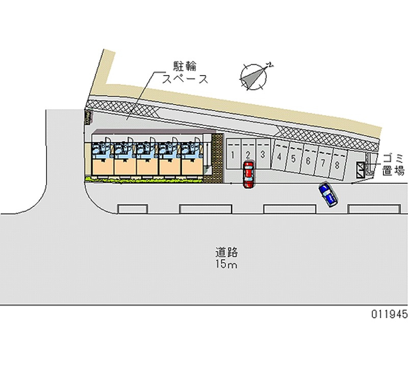 11945 Monthly parking lot