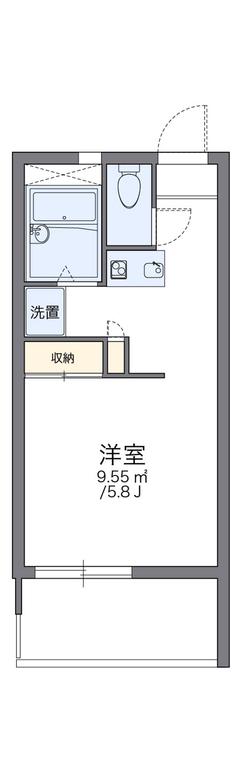 レオパレスヴィラ 間取図