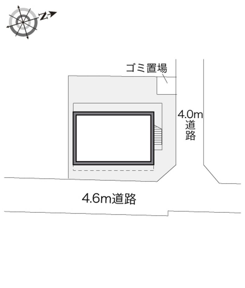 レオパレス東府中 配置図