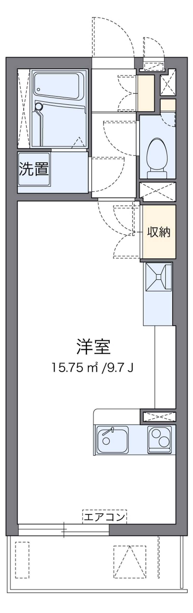 ミランダキャトル 間取図