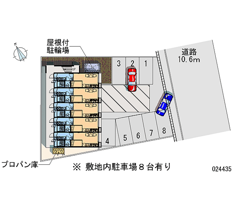 レオパレスエスポワール 月極駐車場