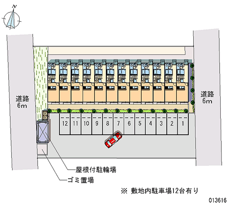 13616 Monthly parking lot