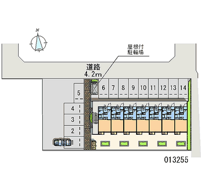 13255 Monthly parking lot