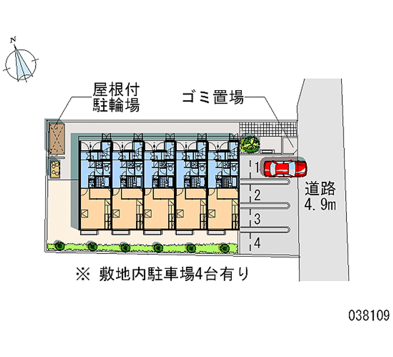 レオパレス安城ぱぴ 月極駐車場