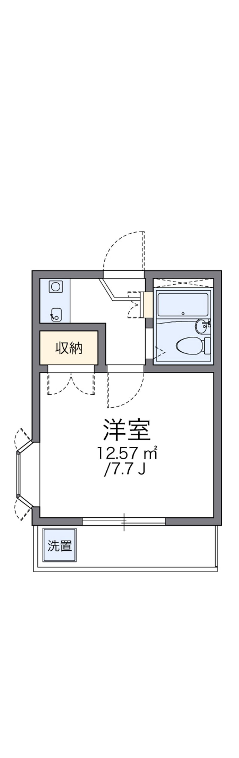 レオパレス太陽 間取図