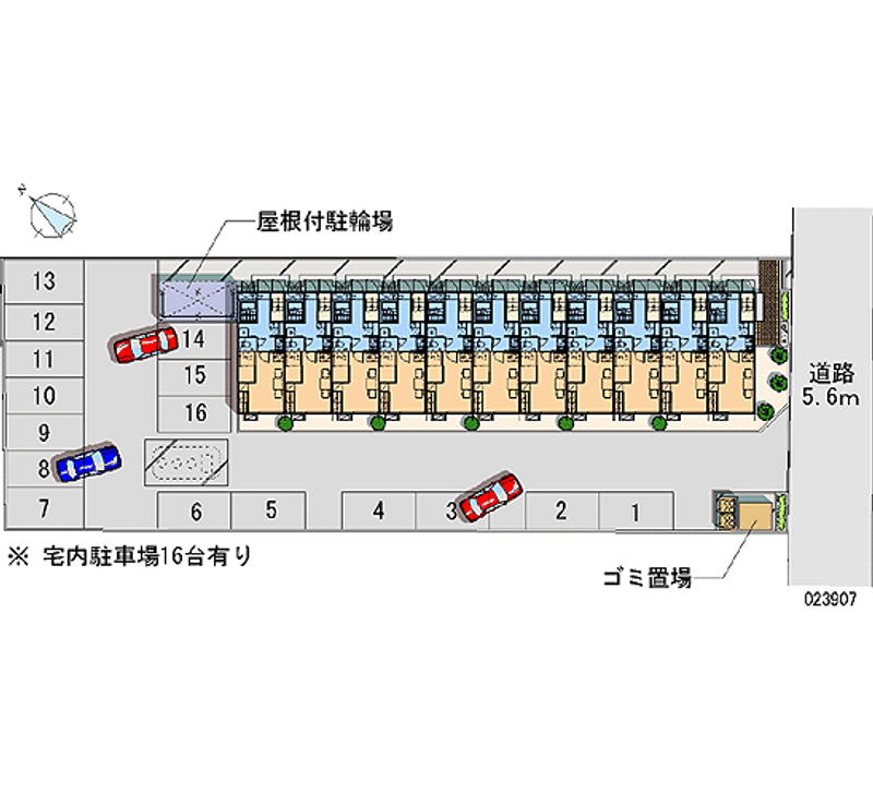 23907 Monthly parking lot